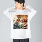 風光と妖精の素敵な夢 Big Long Sleeve T-Shirt