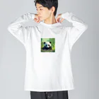 Blue Linksのパプルくん芝生で寝転んでみた Big Long Sleeve T-Shirt