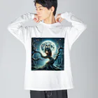 PRINCESSの夜のみみずく Big Long Sleeve T-Shirt