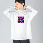 jujumarucatのROCKYCAT　サングラス２ Big Long Sleeve T-Shirt