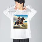 raio-nの平原を駆ける自由 Big Long Sleeve T-Shirt