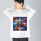 itohmaの梵字＋AI Big Long Sleeve T-Shirt