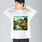 すずらん24の古き良き日本の風情 Big Long Sleeve T-Shirt