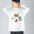 Siderunの館 B2の画伯チック四神 Big Long Sleeve T-Shirt