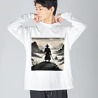 d-design-labの戦に敗れた武士が佇む風景画4 Big Long Sleeve T-Shirt