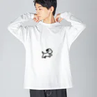 LISPのクール黒ワンちゃん Big Long Sleeve T-Shirt