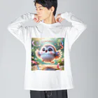 mimikkyu322のCngrats　Bird Big Long Sleeve T-Shirt