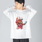 yuiyuichanのデジタルオデッセイ ビッグシルエットロングスリーブTシャツ