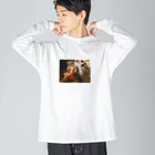 夢見る西洋絵画のアンヌ＝ルイ・ジロデ・ド・ルシー＝トリオゾン「勝利の寓意」 Big Long Sleeve T-Shirt