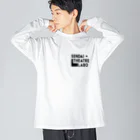 sendai-theatrelaboのシアラボロゴブラック ビッグシルエットロングスリーブTシャツ