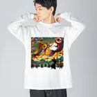 yos-1292583のカープさいしん Big Long Sleeve T-Shirt