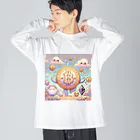 ごみちゃんショップのびっとこくん Big Long Sleeve T-Shirt