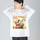 mimikkyu322のgoodmorning　monster Big Long Sleeve T-Shirt