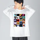 PAC (ポップアートキャット）のPAC (ポップアートキャット) Big Long Sleeve T-Shirt