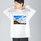 kudo1234の空 ビッグシルエットロングスリーブTシャツ