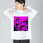 moon_takuanの瀬織津姫とロック2「Seoritsuhime and Rock2」 Big Long Sleeve T-Shirt