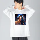 AQUAMETAVERSEの七夕の夜彦星と織り姫　なでしこ1478 Big Long Sleeve T-Shirt