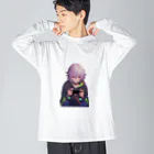 AICreaterのゲーミングBoy No.1 ビッグシルエットロングスリーブTシャツ