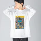 Chop StoreのPOPな街並み Big Long Sleeve T-Shirt