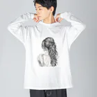 ニャン丸の愛するあなたの後ろ姿 Big Long Sleeve T-Shirt