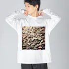 ぴーすけ🃏【ポーカーグッズ】の大盛りトランプ Big Long Sleeve T-Shirt