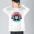 Omiya_ JAP_038のRCW_Gorilla_California Big Long Sleeve T-Shirt