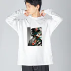 PABUROの美男子 Big Long Sleeve T-Shirt