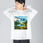 すずらん24の大自然の恵み　 Big Long Sleeve T-Shirt