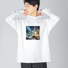 太陽の手の水の妖精 Big Long Sleeve T-Shirt