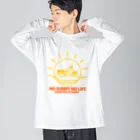 sunkuma_journeyのNO SUNNY NO LIFE Big Long Sleeve T-Shirt