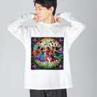 かるるんショップの妖精の舞シリーズ　祝福 Big Long Sleeve T-Shirt