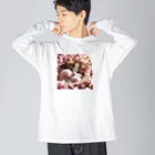 Chimetimeの桜と子猫 Big Long Sleeve T-Shirt