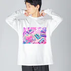 waccaのSAKURA TEA Big Long Sleeve T-Shirt