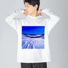 Designer-ryoの屈斜路湖 ビッグシルエットロングスリーブTシャツ