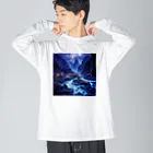 AQUAMETAVERSEの夜景　なでしこ1478 Big Long Sleeve T-Shirt