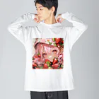 ぶーたんのいちごの夢幻 Big Long Sleeve T-Shirt