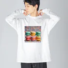 kiko505のマカロン Big Long Sleeve T-Shirt