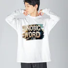 NaROOMのNo Big Wordっていうワードだけでも覚えて帰ってください🤭🤍 Big Long Sleeve T-Shirt