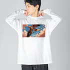 RN1990のTaking Off Freely ビッグシルエットロングスリーブTシャツ