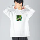 nagisa_riumanの冒険パンダ Big Long Sleeve T-Shirt