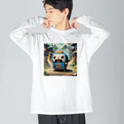 AI妖怪大図鑑のトースター妖怪　こげちん Big Long Sleeve T-Shirt