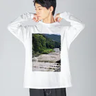 TACOIKAのHakone　RainyDay Big Long Sleeve T-Shirt