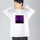 パワドラのDJロボット2 Big Long Sleeve T-Shirt