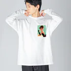 AQUAMETAVERSEのティファニーでお茶を　Hime  2530 Big Long Sleeve T-Shirt