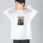 Hinyamiのトイプードル ビッグシルエットロングスリーブTシャツ