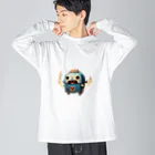 AI妖怪大図鑑のトースター妖怪　こげちん Big Long Sleeve T-Shirt