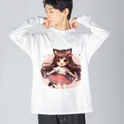 yos-1292583のねこニコばん Big Long Sleeve T-Shirt