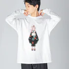 もかふしぎ🐰のもかち立ち絵 Big Long Sleeve T-Shirt