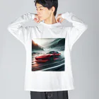 DRIFT CARSのドリフト　180sx ビッグシルエットロングスリーブTシャツ