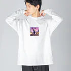 kaz_new9の未来のうさぎ戦士 Big Long Sleeve T-Shirt